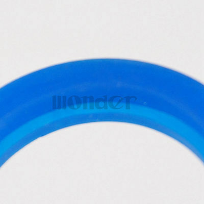 5pcs Fit 32mm O/D Sanitary SMS Socket Union Blue Silicone Flat Gasket Ring Washer