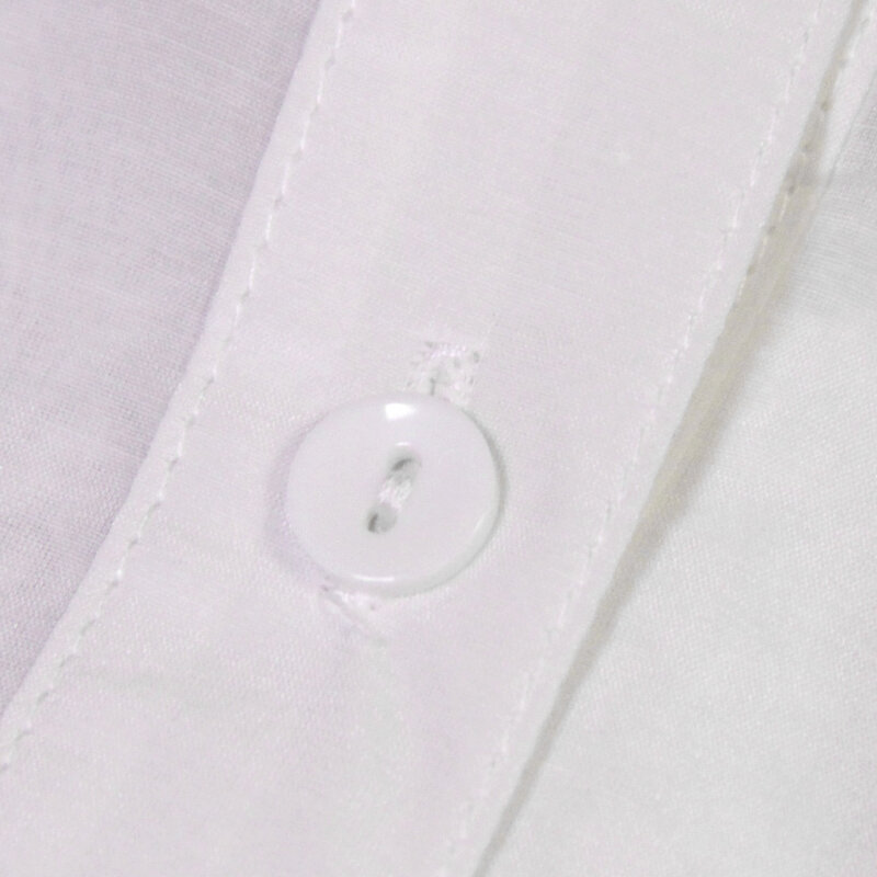 Yuzi-Blusa de seda de algodón para mujer, camisa de manga larga con cuello vuelto, bordada, holgada, B9127, 2017
