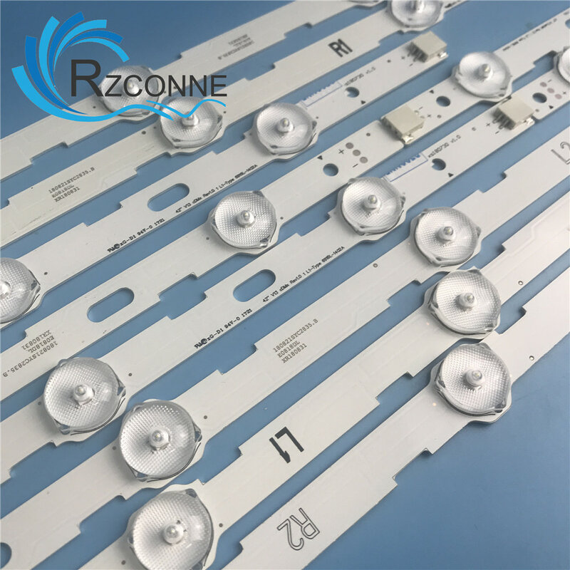 LED Backlight strip 10 lamp For 42LN5204 42LN5200 6916L-1402A 1403A 1404A 1405A 42" V13 cDMS LC420DUE 42LN5300