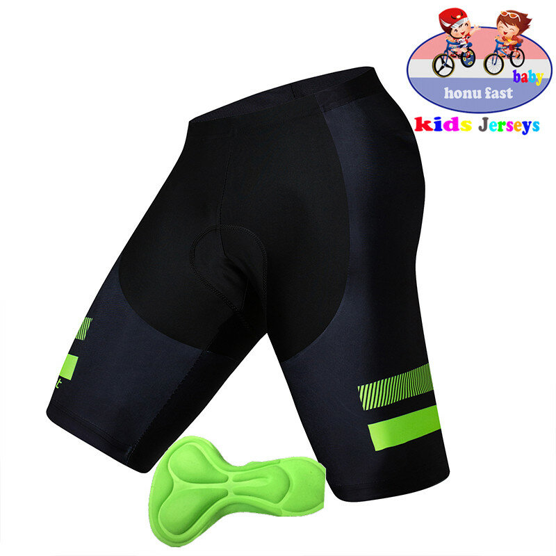 High Quality kids Bicycle Comfortable Underwear Sponge Gel 3D Padded Bike child Short Pants Cycling Shorts pant