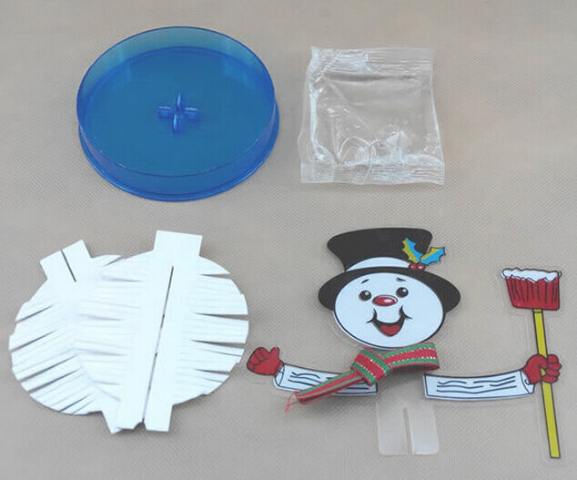 2019 18x10cm DIY biała magia rosnące papieru Snowman Crystals Tree Kit sztuczne magiczne rosną drzewa nauka dzieci zabawki świąteczne
