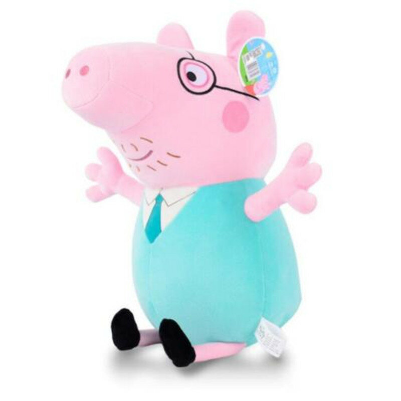 Peppa pig Toys George pepa Pig Family Plush Toys 19cm Stuffed Doll Party decorations Schoolbag Pendan Toys For Children