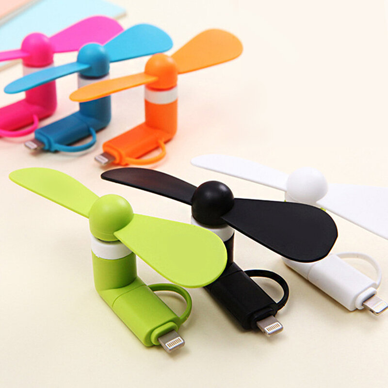 Portable 5V Mini USB Fans Cooler Hand Phone Cooling Fan For Samsung Xiaomi Android Smart Phone For IPhone 5 6 6s 7 Plus