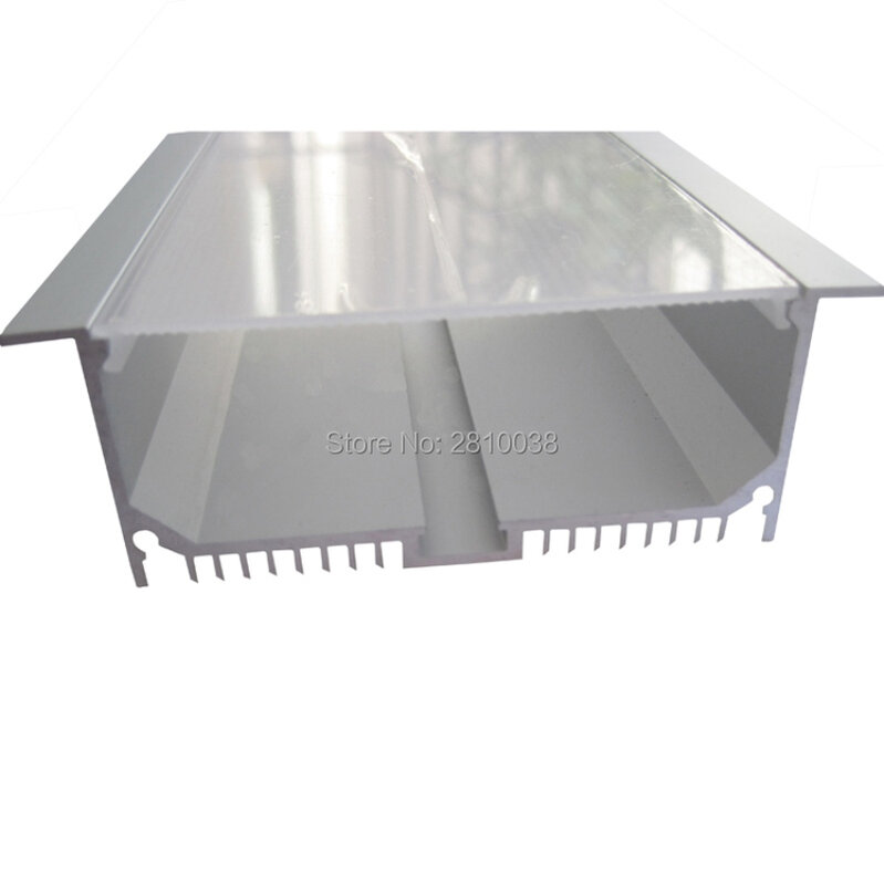 Profilé aluminium anodisé LED Al6063 style T, 200X1M, pour plafonnier ou applique murale