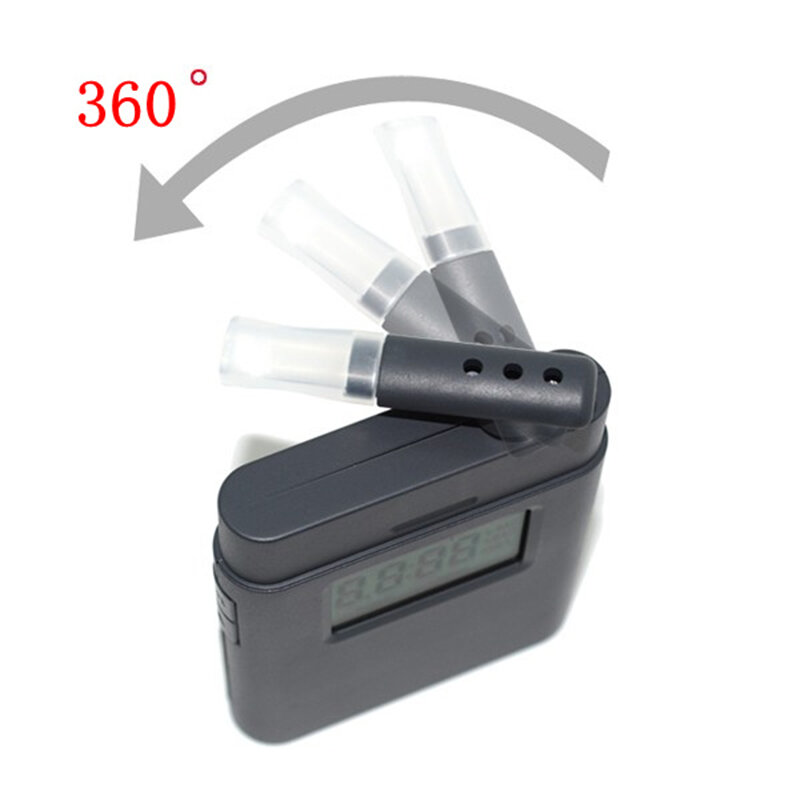 AT-838 CE Fashion mini etilometro ad alta precisione, etilometro, alcotimetro, Alcotest ricorda la sicurezza del conducente in carreggiata