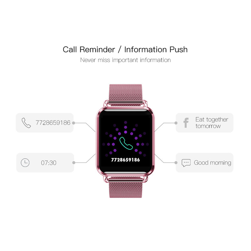 NEWWEAR Q3 Smartwatch для мужчин измеритель артериального давления монитор сердечного ритма фитнес-трекер женские спортивные Смарт-часы для Android и IOS