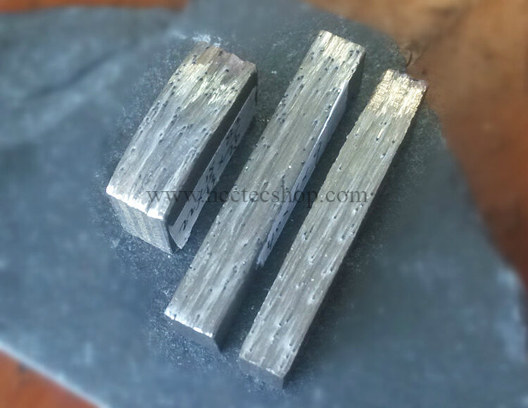10 sztuk 20mm wysokość segmenty diamentowe końcówki do szczoteczek dla średnicy 108 ''2700mm 2.7M rock ostrze piły element do cięcia 24x12x20mm