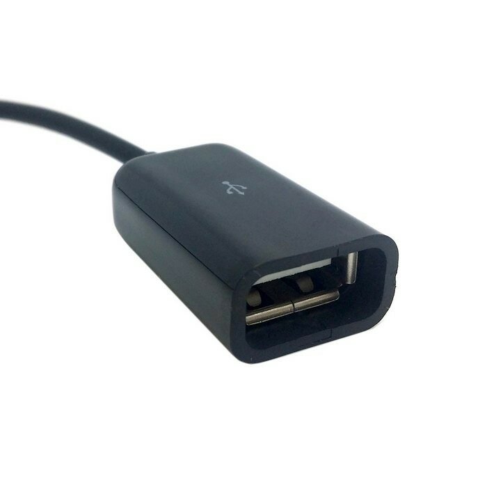 Fêmea para USB Female Data Sync cabo de carregamento, adaptador para iPhone 4, 4S, preto e branco, 30 pinos, 1pc