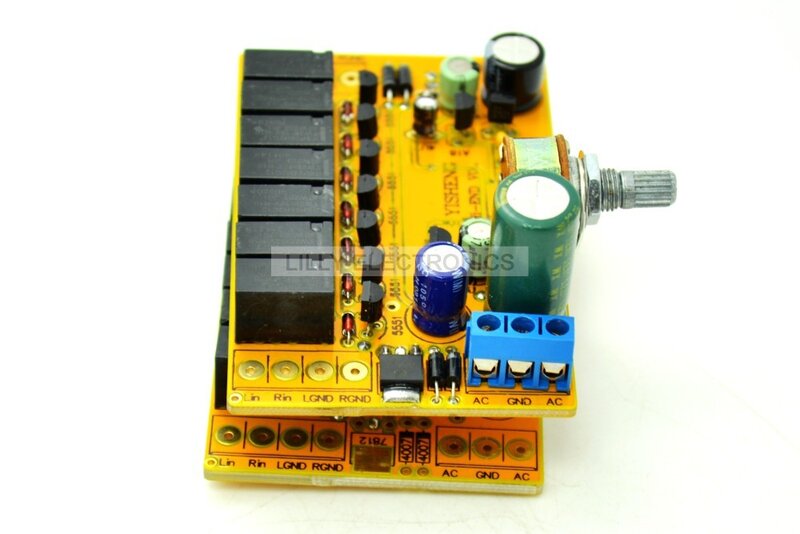 YS HIFI 4-Channel Relay Volume Control Board Potentiometer ALPS AC12V-18V