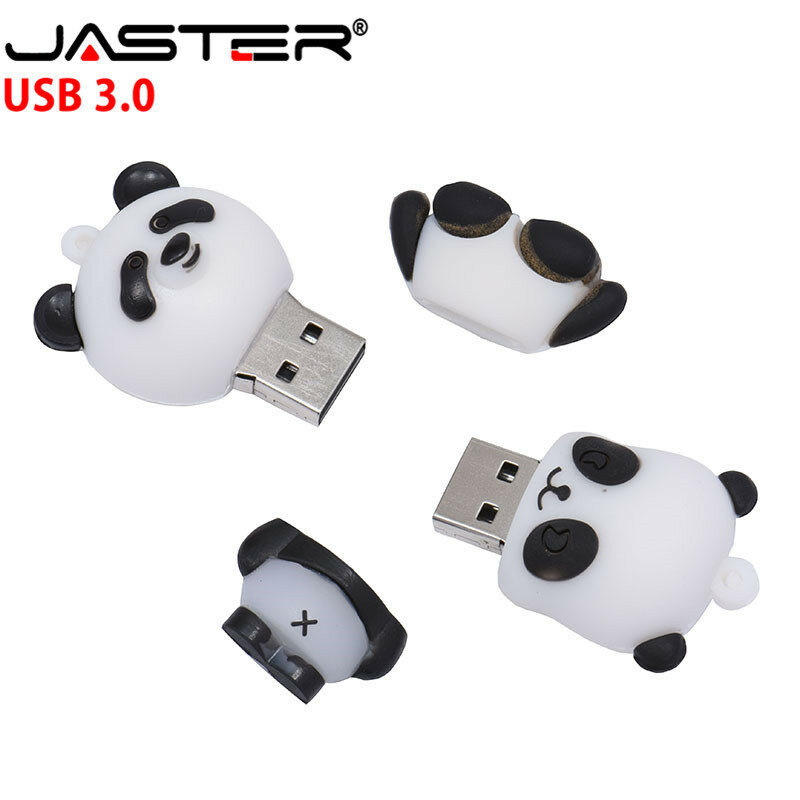 JASTER USB 3.0 free shipping panda USB lash drive memory stick pen drive u disk 4GB16GB 32GB 64GB Real capacity free shipping