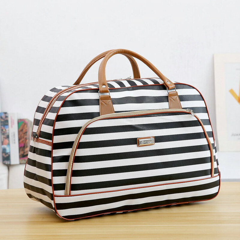 Women Travel Bags 2020 New Fashion PU Leather Large Capacity Waterproof Print Luggage Duffle Bag Men Casual Travel Bags LGX28