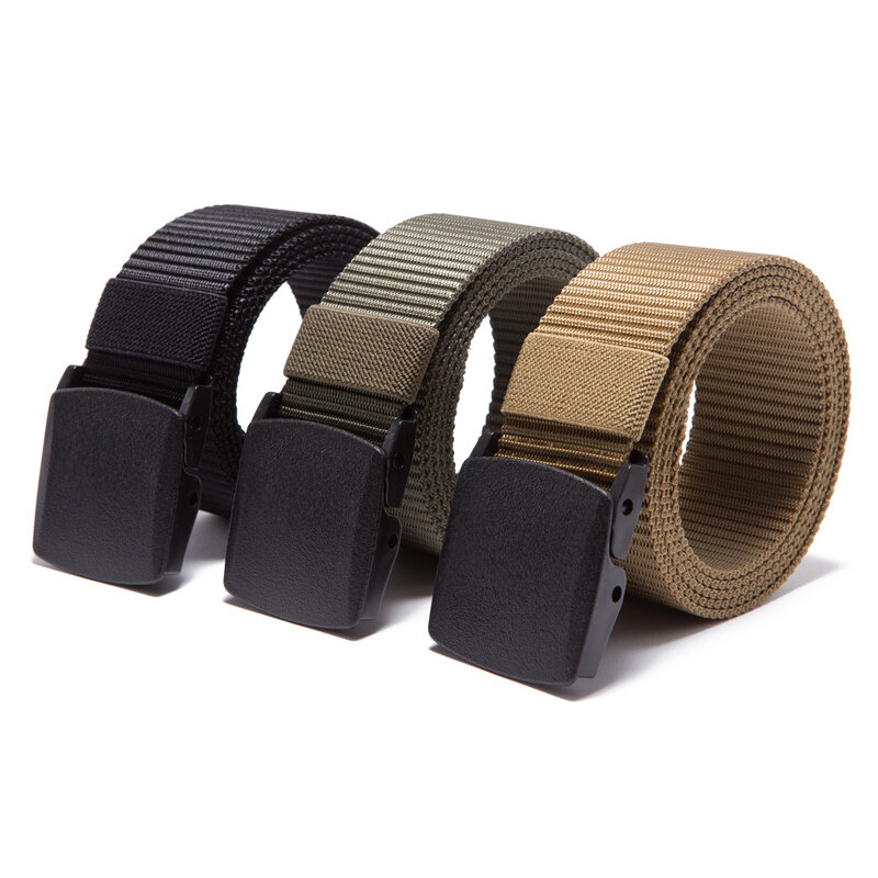 FRALU – ceinture en Nylon à boucle automatique pour homme, accessoire tactique de l'armée, en toile, de haute qualité