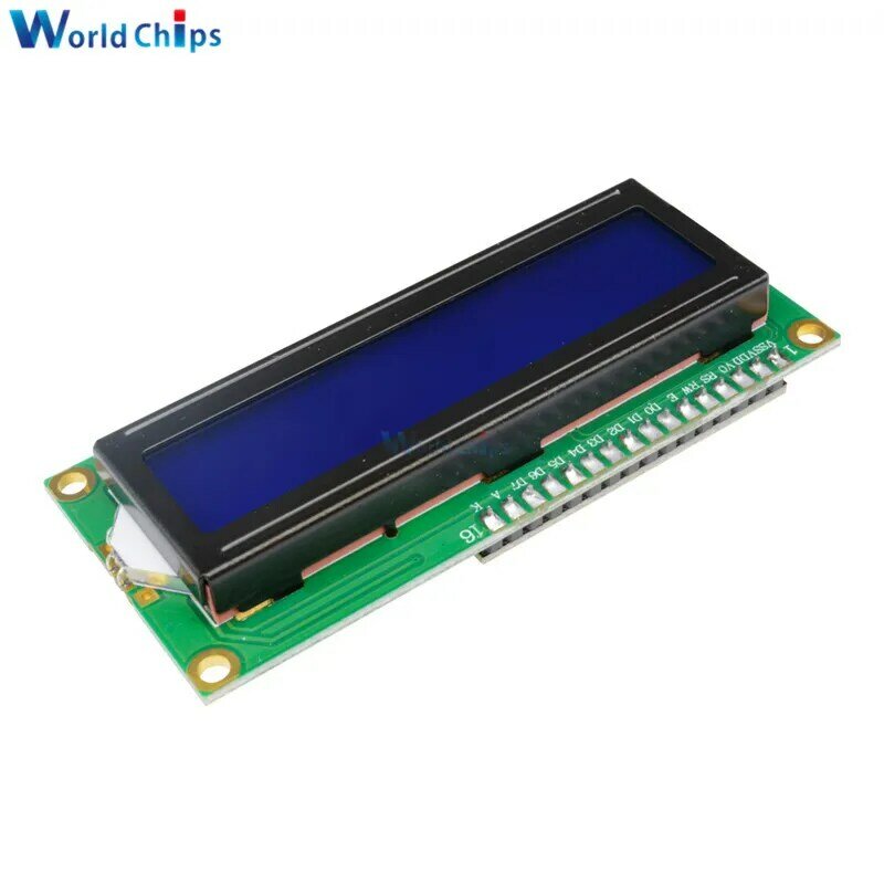 LCD1602 1602 Modulo LCD Blu/Giallo Schermo Verde 16x2 Carattere Display LCD PCF8574T PCF8574 IIC Interfaccia I2C 5V per arduino