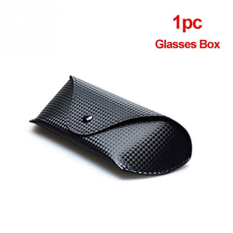 Männer Frauen Tragbare Magnetische Leder Gläser Fall Für Brillen Sonnenbrille Faltbare Glas Fall Box Gläser Lagerung Halter Hot