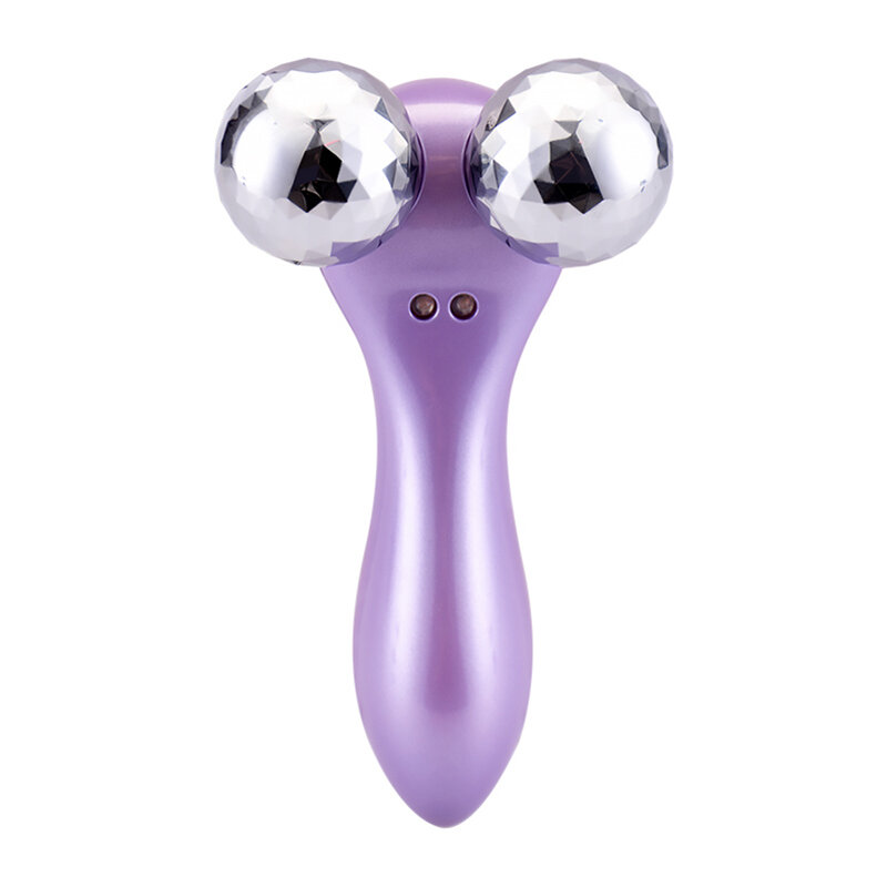 Dropshipping 4D Face Roller Massager Y Shape Rotate Full Body Vibrating Facial Lifting Wrinkle Remover Current Slimming Device
