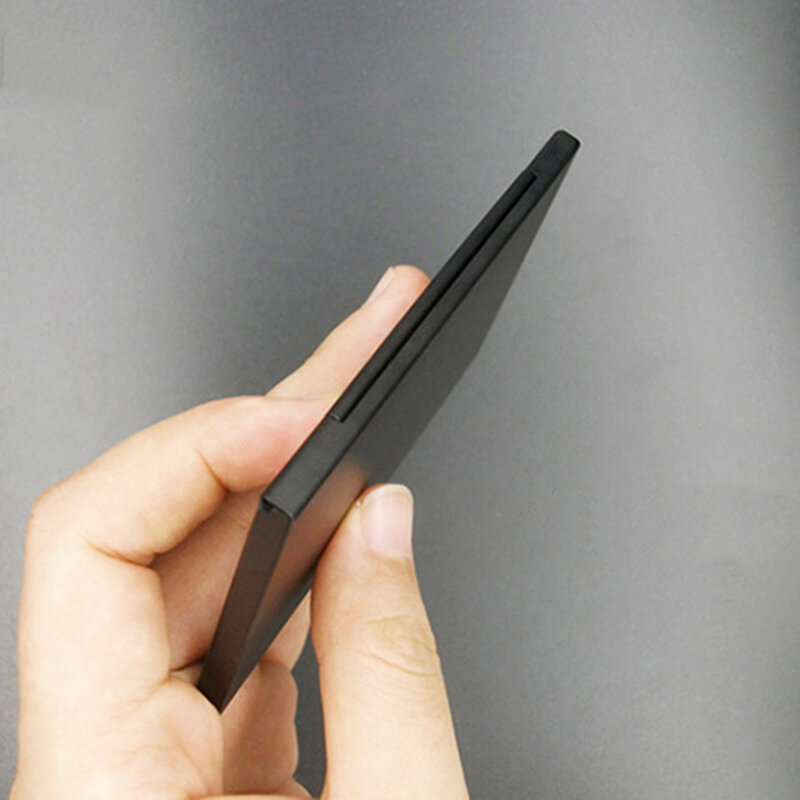 جراب هاتف خلوي من الألومنيوم ، جراب لهاتف Apple Samsung 56 ، حامل بطاقة SIM ، أسود