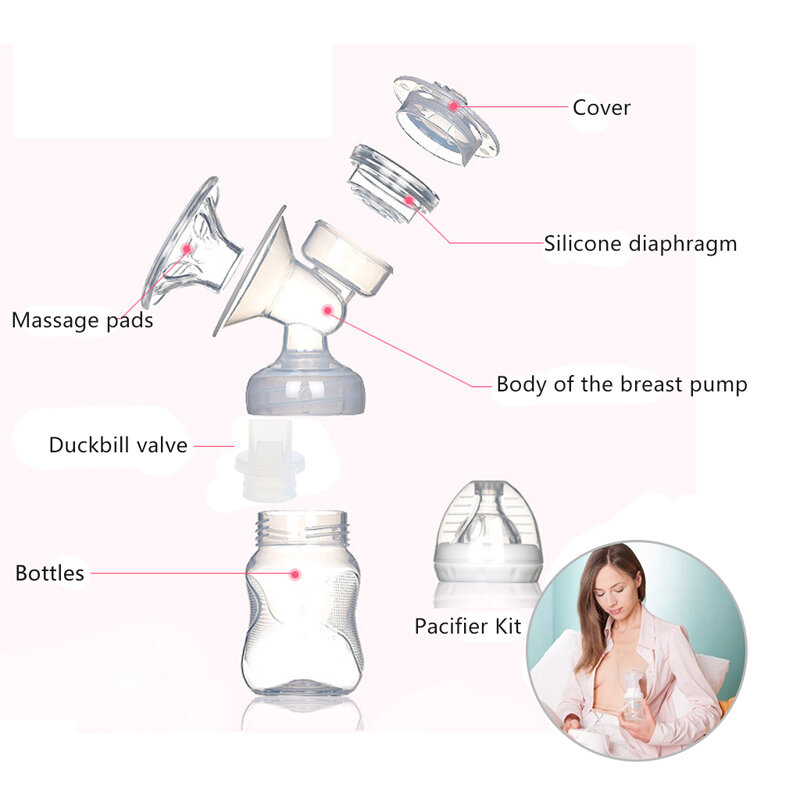 Peças da bomba de mama válvula duckbill silicone mamilo alimentação do bebê acessórios da bomba