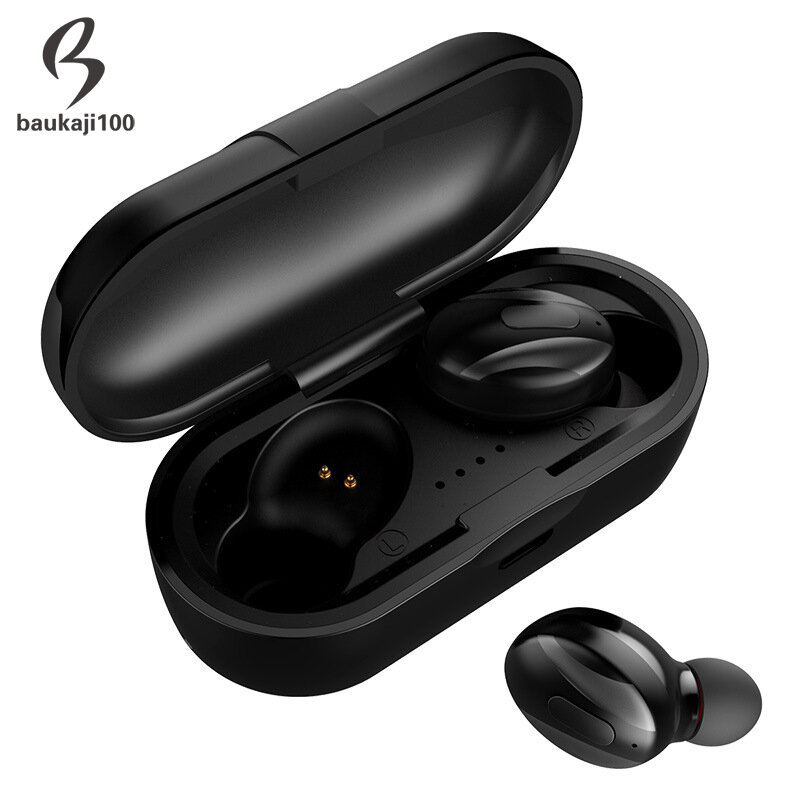 Factory TWS Bluetooth 5.0 Earphone Stereo Wireless Earbus HIFI Sound Sport Earphones Handsfree Gaming Headset with Mic for Phone