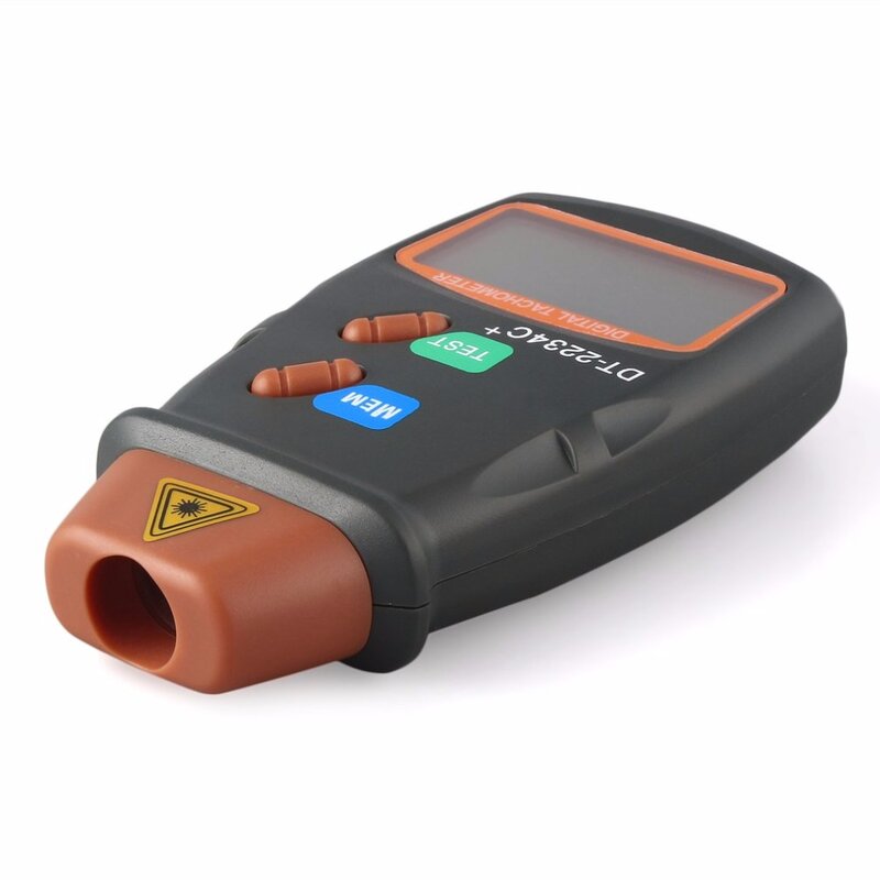 Kebidumei Digitale Laser-Tachometer Stunde Meter Diagnose werkzeug Nicht-Kontaktieren Motor Drehmaschine Speed Gauge Revolution Spin RPM Meter