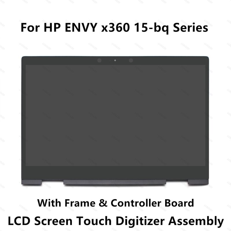 Pantalla táctil LCD para HP ENVY 15-bq194nz 15-bq199nz 15-bq051sa 15-bq150sa 15-bq100nl 15-bq101nl 15-bq103nl, montaje de cristal