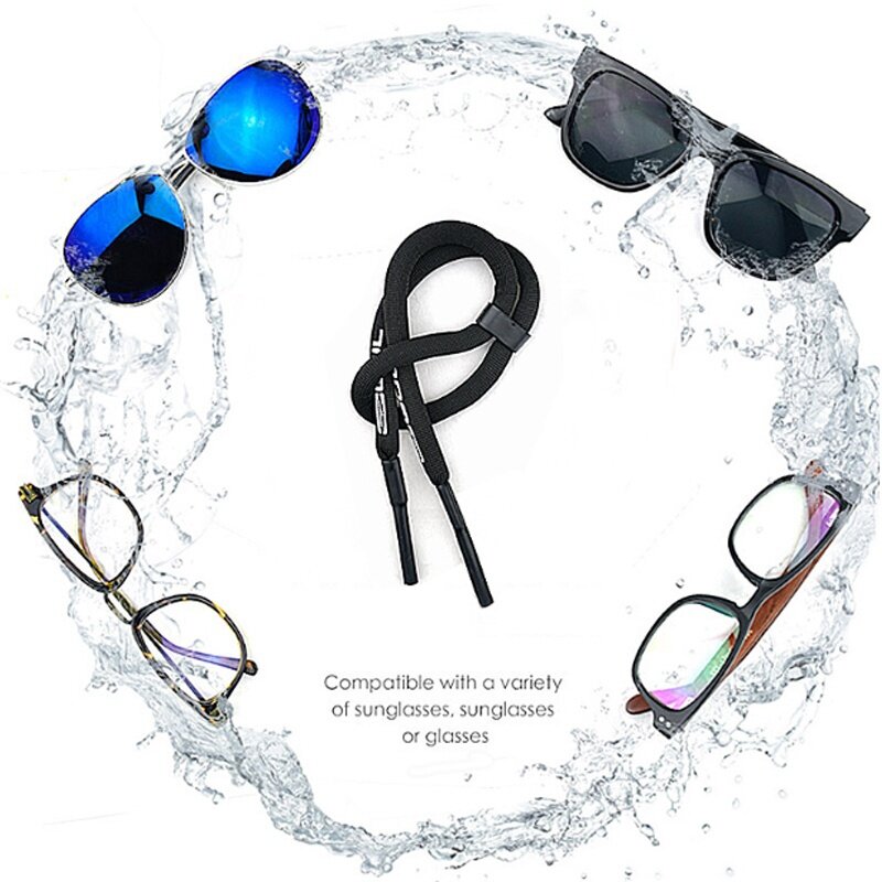 Flutuante Óculos de sol Cadeia, Cordão Eyewear, Correia do pescoço, Suporte Eyewear, Outdoor Sport Glasses Cord, Óculos de leitura Goggle