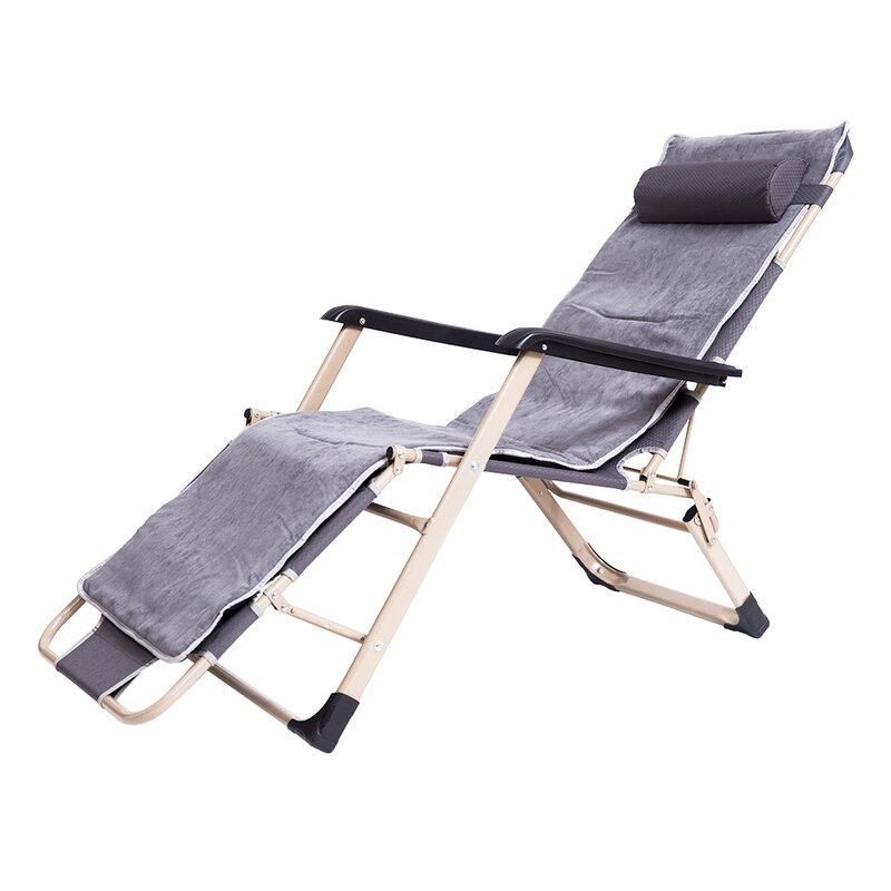 Cadeira reclinável dobrável para sentado deitado, Siesta Deck Chair, Mobiliário ao ar livre, Pesca e cadeira de praia, Inverno e Verão