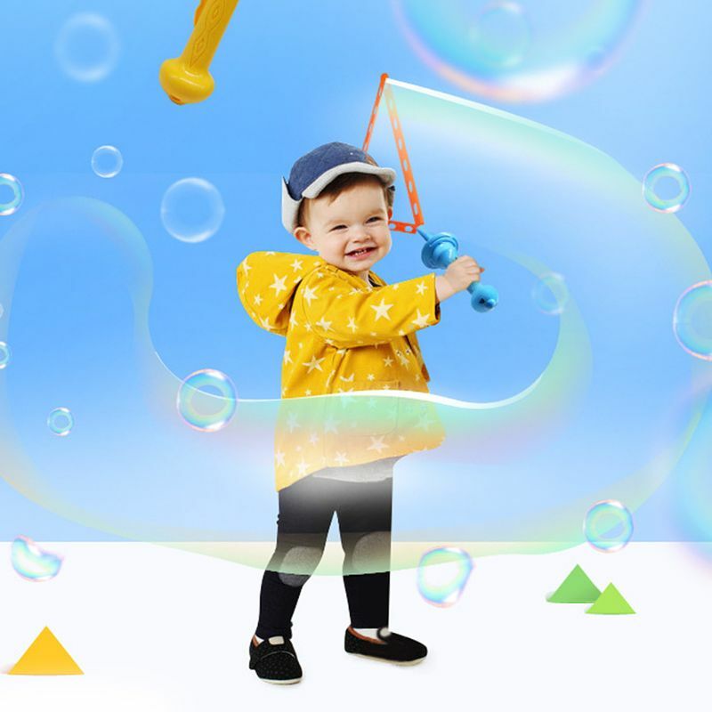 Burbuja grande con forma de espada occidental para niños, palitos de burbujas de jabón, juguete para exteriores, 46CM