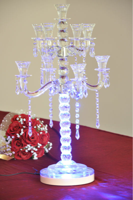 Base de luz led recarregável por atacado para decoração de festas, base de luz de led de 8 polegadas com bateria de lítio recarregável para decoração de casamento