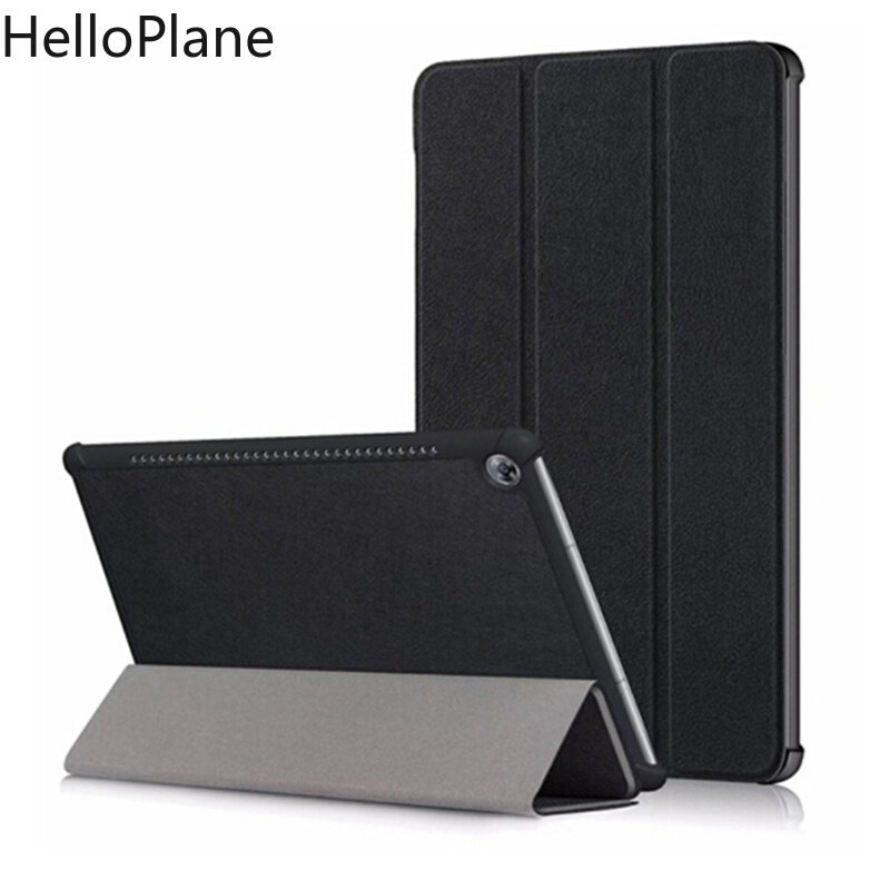 Per Huawei MediaPad M5 M5 Pro 10.8 CMR-AL09 CMR-W09 Tablet Caso di Custer 3 Fold Folio 360 di Rotazione della Staffa di Cuoio di Vibrazione copertura