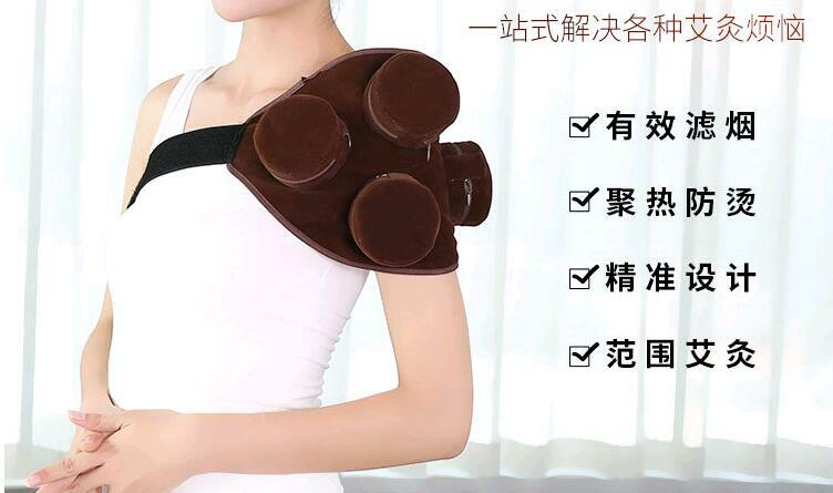 Moxibustion ferramenta moxibust saco de cobre caixa aquecimento massagem terapia tratamento para pescoço perna braço massageador saúde do corpo