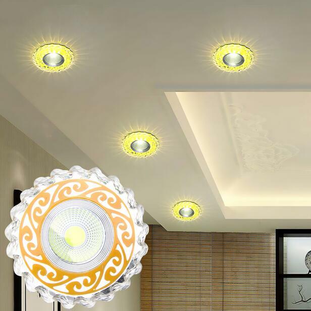 Helle LED Downlight 3 w warm weiß/weiß weiß/RGB Runde LED Decken Einbau Spot Licht 220 V -240 V