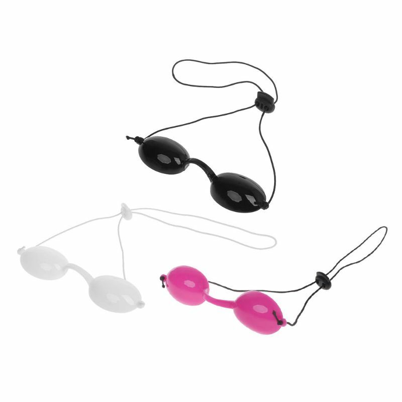 안전 고글 보호 안경 부드러운 실리콘 eyepatch 조정 가능한 안경 보호 아름다움 ipl 레이저 eyecup