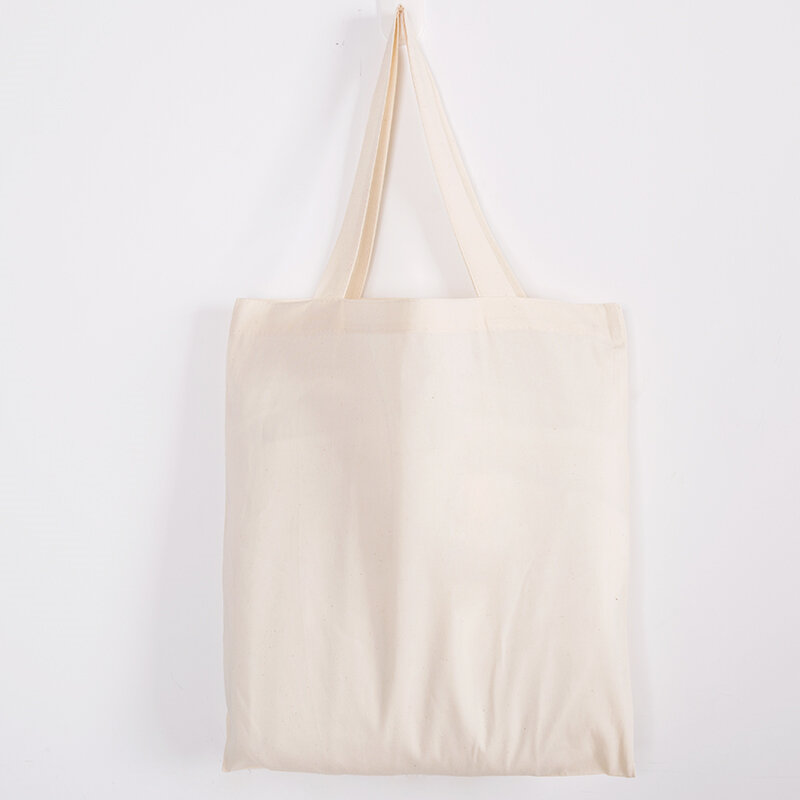 Reusable Cotton Women Men Travel Shopper Tote Storage Shopping Bag Fabric Canvas Cloth Beach Handbags Printed