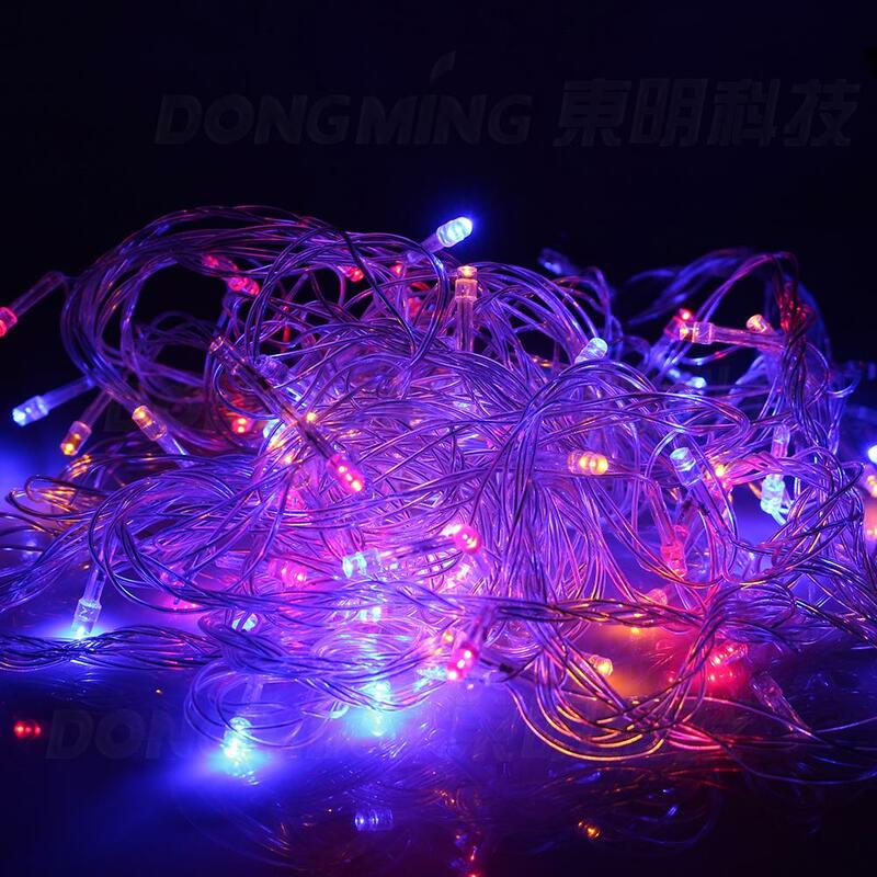 Hot Christmas Lights 10m 50 Led AC 110V 220V Led String Light luminaria Garden Tree Outdoor Decoration,1pc/Lot