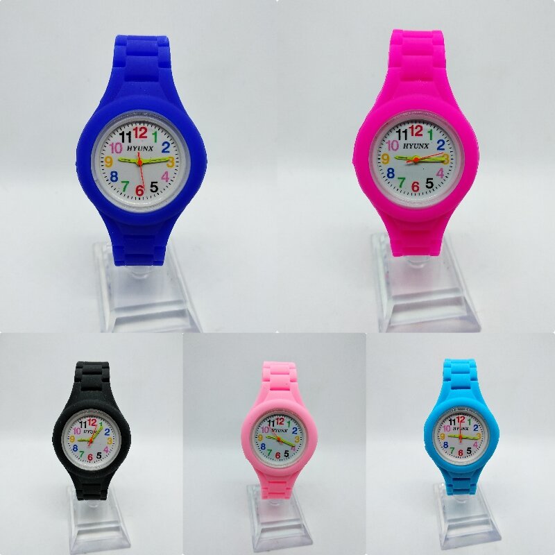 Novo lançamento crianças relógios feminino relógio meninas meninos padrão digital relógio de quartzo senhoras moda relógios de pulso crianças relógios