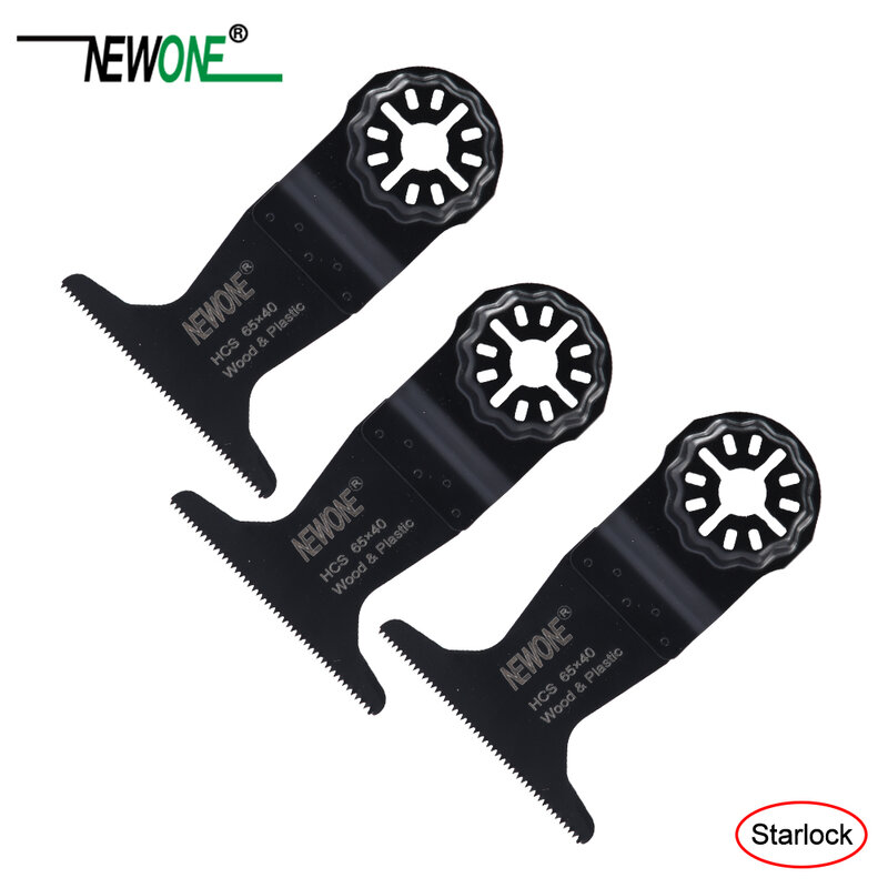 NEWONE 2-1/2 "HCS มาตรฐาน Starlock E-Cut Saw Blade Pack Oscillating เครื่องมือสำหรับตัด drywall ไม้พลาสติก