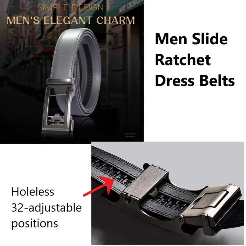 男性用本革ベルト,既知のブランド,高品質,高級,男性用,自動メタルバックル,3.5cm,ブラックとグレー