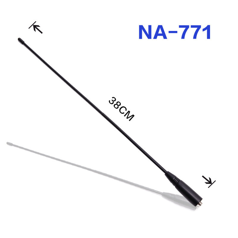 Antena de alta qualidade do chicote do ganho de dbi da antena NA-771 sma-fêmea de nagoya para baofeng/tyt/wouxun rádio em dois sentidos