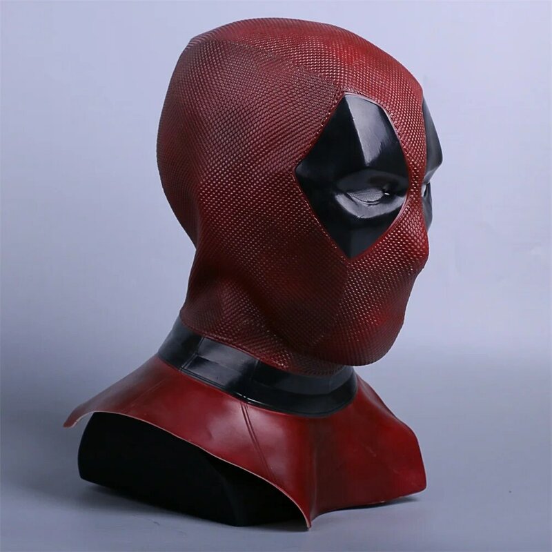 Deadpool 2 máscaras deadpool com luz led cosplay adereços traje super-herói filme máscara de látex brinquedos colecionáveis máscara facial completa