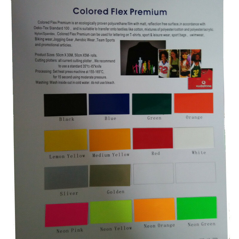 (A4*8 Pcs) 4 Verschillende Kleur Elke Kleur 2 Stuks Pu Flex Vinyl Papier Pu Warmteoverdracht Vinyl Cuttable Pu Film Voor Kleding