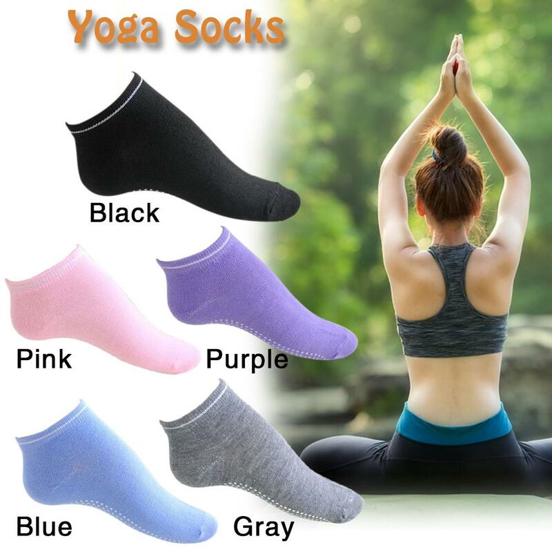 Спортивные нескользящие носки для йоги, унисекс, конфетные носки, носки для йоги