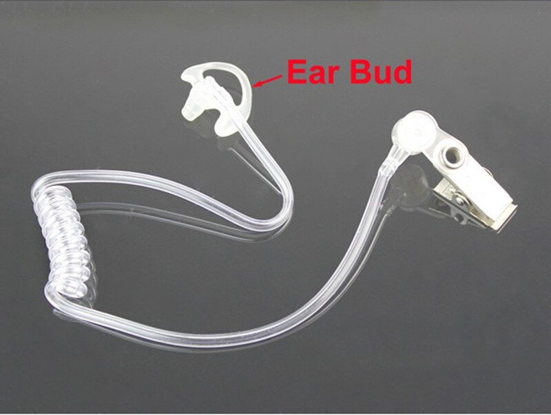 Sepasang M Earbud Pengganti Adaptor untuk Udara Tabung Earpiece Headphone