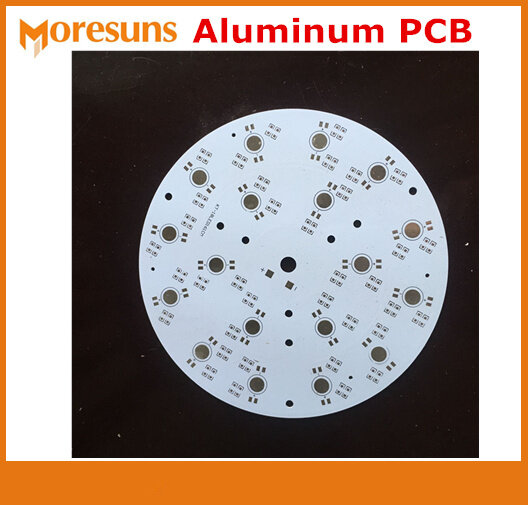 PCB de aluminio para lámparas LED, montaje de placa de circuito impreso LED, fabricante de MCPCB de aluminio, redondo, largo