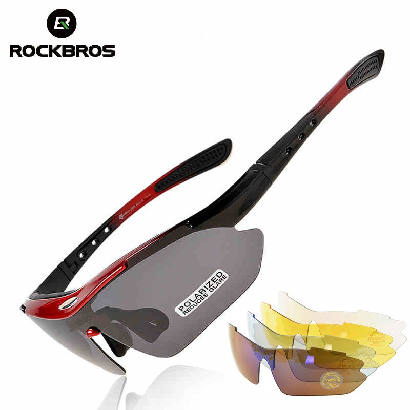 ROCKBROS Photochromic Cycling 선글라스 Polarized Cycling Glasses 야외 스포츠 MTB 자전거 자전거 선글라스 Bike Eyewear