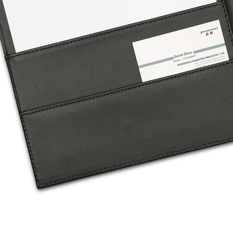 A4 PU Leather Planner Notebook raccoglitore ad anelli cartella di File Portfolio cartella di scuola per ufficio per documenti lavagna di carta A4