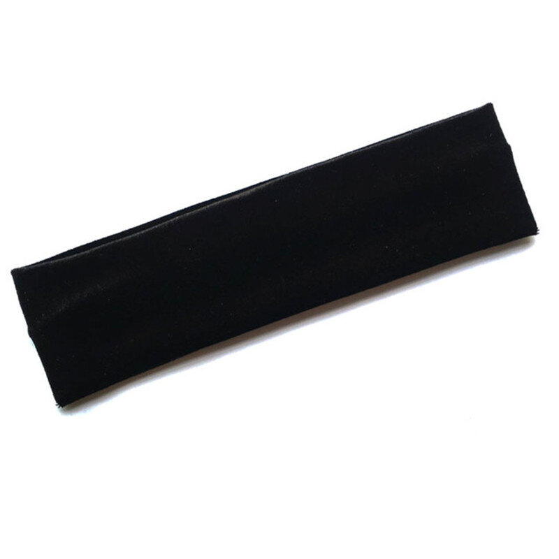 Cinturón elástico de terciopelo para el pelo para niña y mujer, accesorios de diadema para Yoga, bandas para el pelo negras, corbata para ocio, 1 ud., 2018