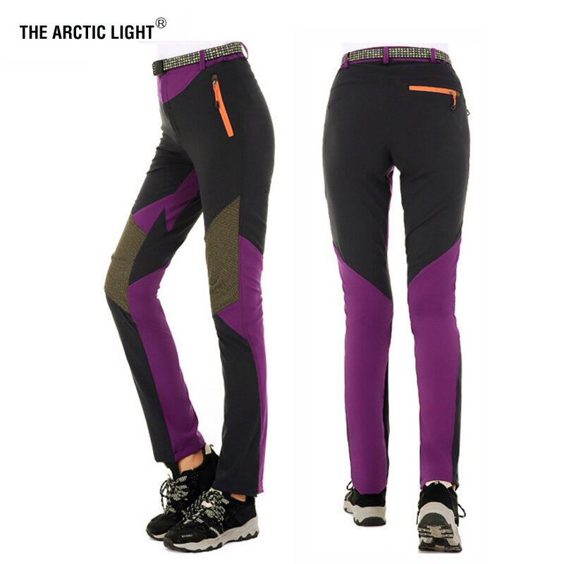 O ártico luz ao ar livre mulheres esportes caminhadas montanha escalada calças secagem rápida à prova d' água à prova de vento calças femininas