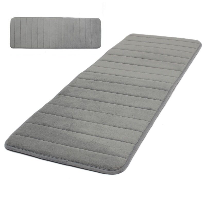 Mousse à mémoire de forme absorbante antidérapante | 120x40cm tapis de sol pour porte de cuisine chambre à coucher, tapis