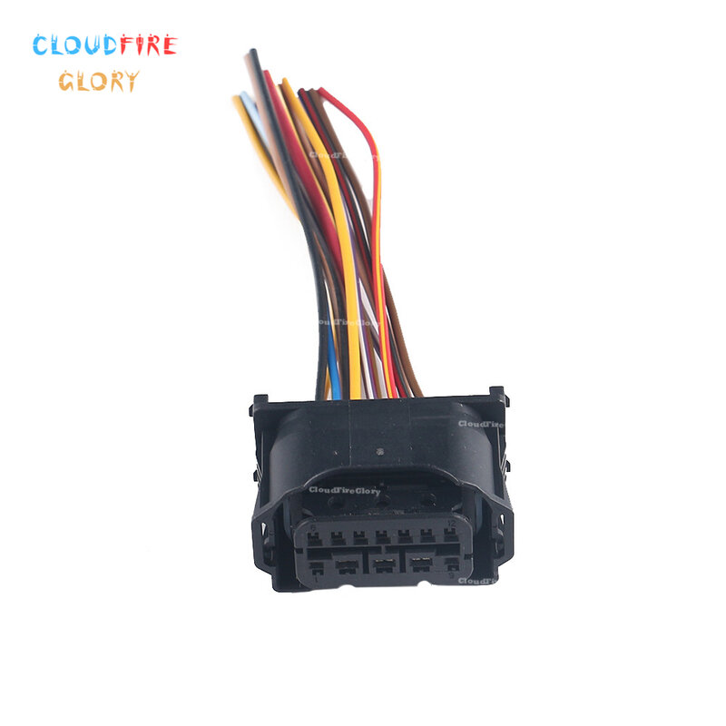 CloudFireGlory-cableado de enchufe de Faro de 12 pines para BMW F01, F02, E63, E64, E90, 61132359991