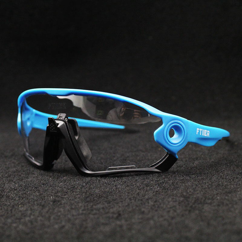 Быстрая фотохромные солнцезащитные очки UV400 для езды на велосипеде, спортивные велосипедные очки, велосипедные очки для рыбалки, очки для в...